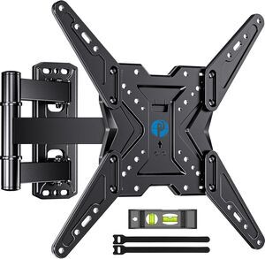 Pipishell Full Motion TV Wall Mount 26-60in TV, 55in compatible